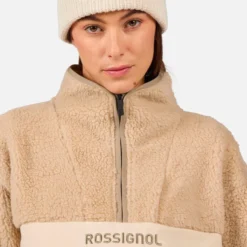 Pile Rossignol W Alltrack Half Zip Fleece Fog