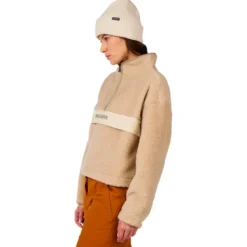 Pile Rossignol W Alltrack Half Zip Fleece Fog