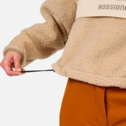 Pile Rossignol W Alltrack Half Zip Fleece Fog