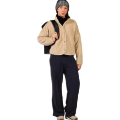 Pile Rossignol W Alltrack Snap Sherpa Jacket Fog