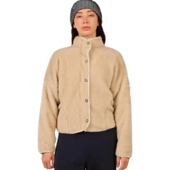 Pile Rossignol W Alltrack Snap Sherpa Jacket Fog