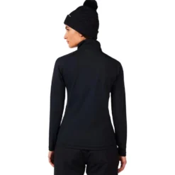 Pile Rossignol W Mid Layer Stretch Half Zip Black