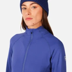 Pile Rossignol W Mid Layer Stretch Jkt Future Blue