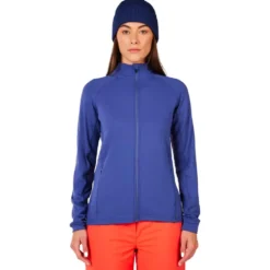 Pile Rossignol W Mid Layer Stretch Jkt Future Blue