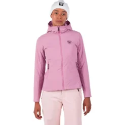 Pile Rossignol W's Opside Hoodie Moonlite Mauve