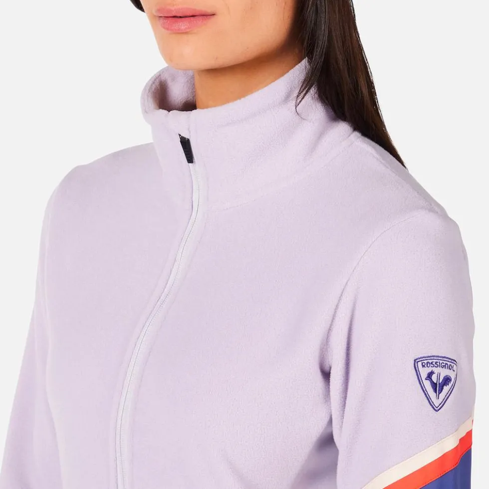 Pile Rossignol W's Strawpile Fleece Full Zip Galactic Lilac