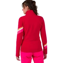 Pile Rossignol W's Strawpile Fleece Full Zip Ruby Red