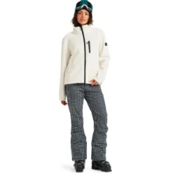 Pile Roxy Alabama Full Zip Solid Whisper White