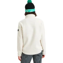 Pile Roxy Alabama Full Zip Solid Whisper White