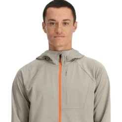 Pile Spyder Gridweb Fleece Hoodie Concrete