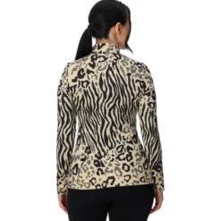 Pile Spyder Vivid 1/2 Zip Animal Print