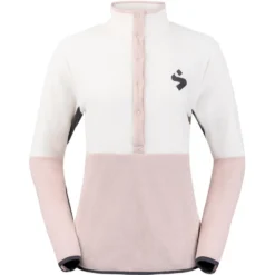 Pile Sweet Protection Fleece Pullover W Dusty Pink