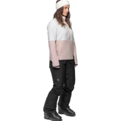 Pile Sweet Protection Fleece Pullover W Dusty Pink