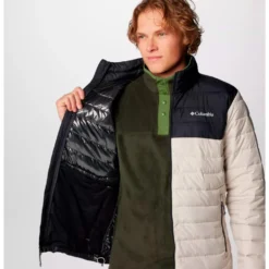 Piumino Columbia Powder Lite II Jkt Dark Stone Black