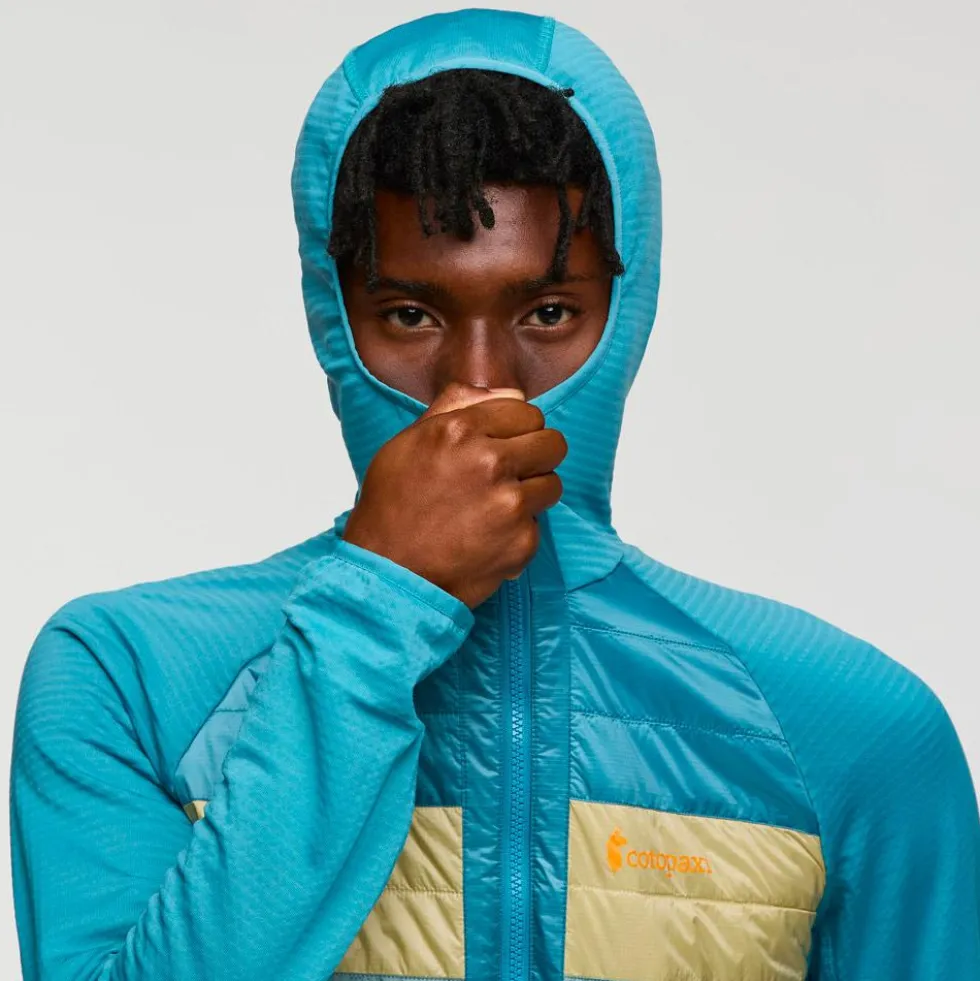Piumino Cotopaxi Capa Hybrid Insulated Hooded Jacket M Drizzle And Bluegrass