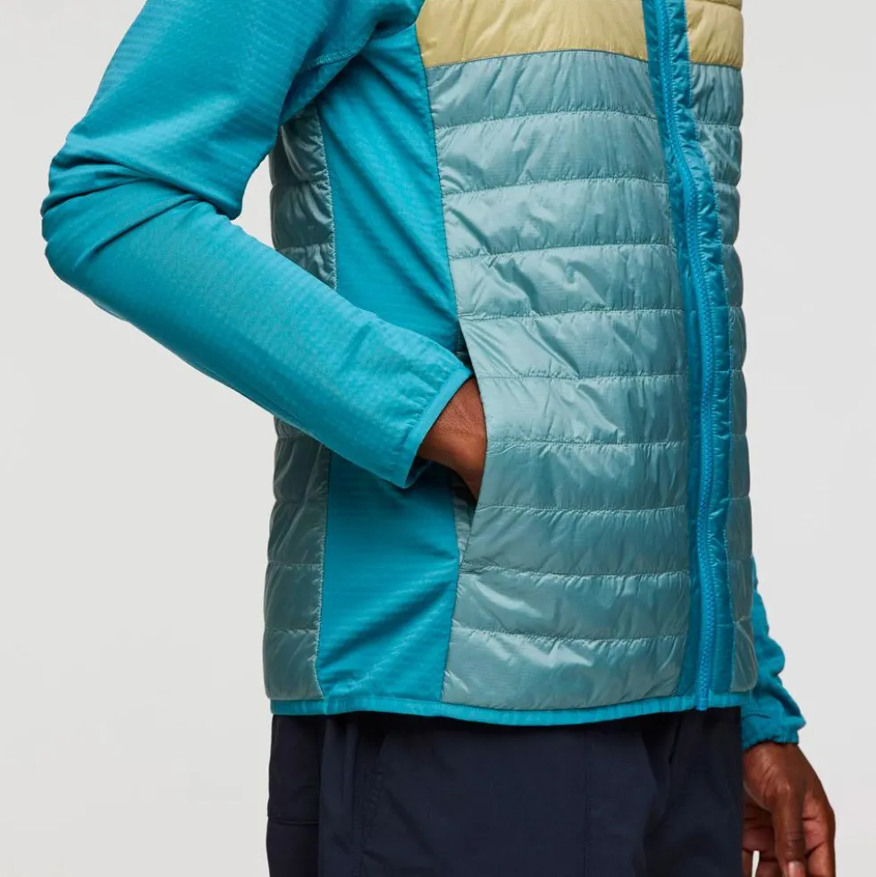 Piumino Cotopaxi Capa Hybrid Insulated Hooded Jacket M Drizzle And Bluegrass