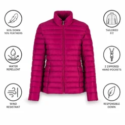 Piumino Jott Cha Red Plum