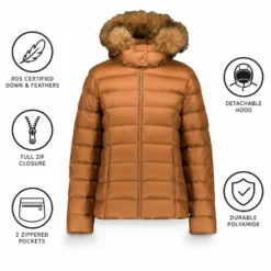 Piumino Jott Luxe Brown Sugar