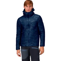 Piumino Norrona Trollveggen Down 800 Super Light Hood Indigo Night