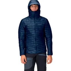 Piumino Norrona Trollveggen Down 800 Super Light Hood Indigo Night