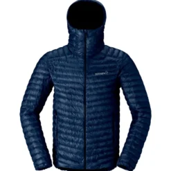 Piumino Norrona Trollveggen Down 800 Super Light Hood Indigo Night
