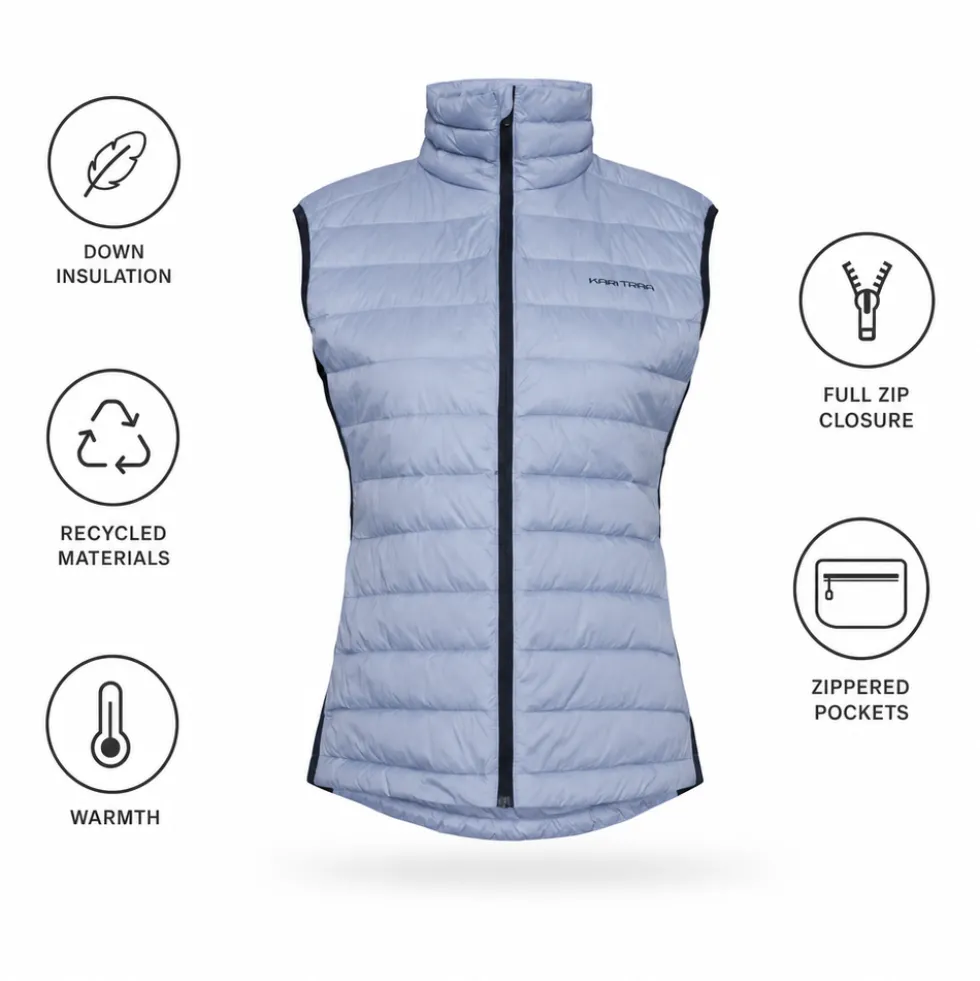 Piumino senza maniche Kari Traa Emilie Down Vest Iris