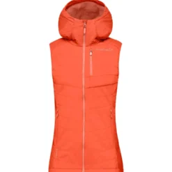 Piumino senza maniche Norrona Women's Lyngen Alpha90 Vest Orange Alert