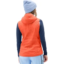Piumino senza maniche Norrona Women's Lyngen Alpha90 Vest Orange Alert