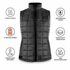 Piumino senza maniche Racer The District Woman Black