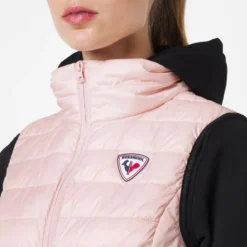 Piumino senza maniche Rossignol W Rossi Light Vest Power Pink