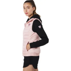 Piumino senza maniche Rossignol W Rossi Light Vest Power Pink