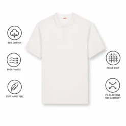 Polo Jott Antonio White