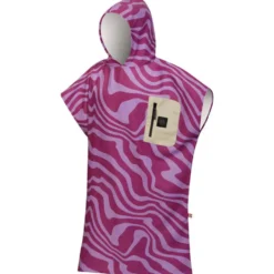 Poncho da bagno After Essentials Tech Pocket Series Poncho Crazy Waves