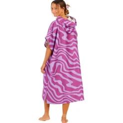 Poncho da bagno After Essentials Tech Pocket Series Poncho Crazy Waves