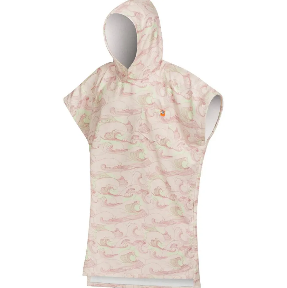 Poncho da bagno After Essentials Beach Poncho Japan Waves Soft Pink