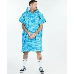 Poncho da bagno After Essentials Beach Poncho Ocean Blue