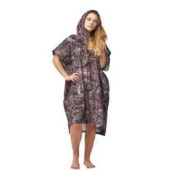 Poncho da bagno After Essentials Beach Poncho Nightmare Black