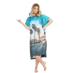 Poncho da bagno After Essentials Micro Polaire Poncho California