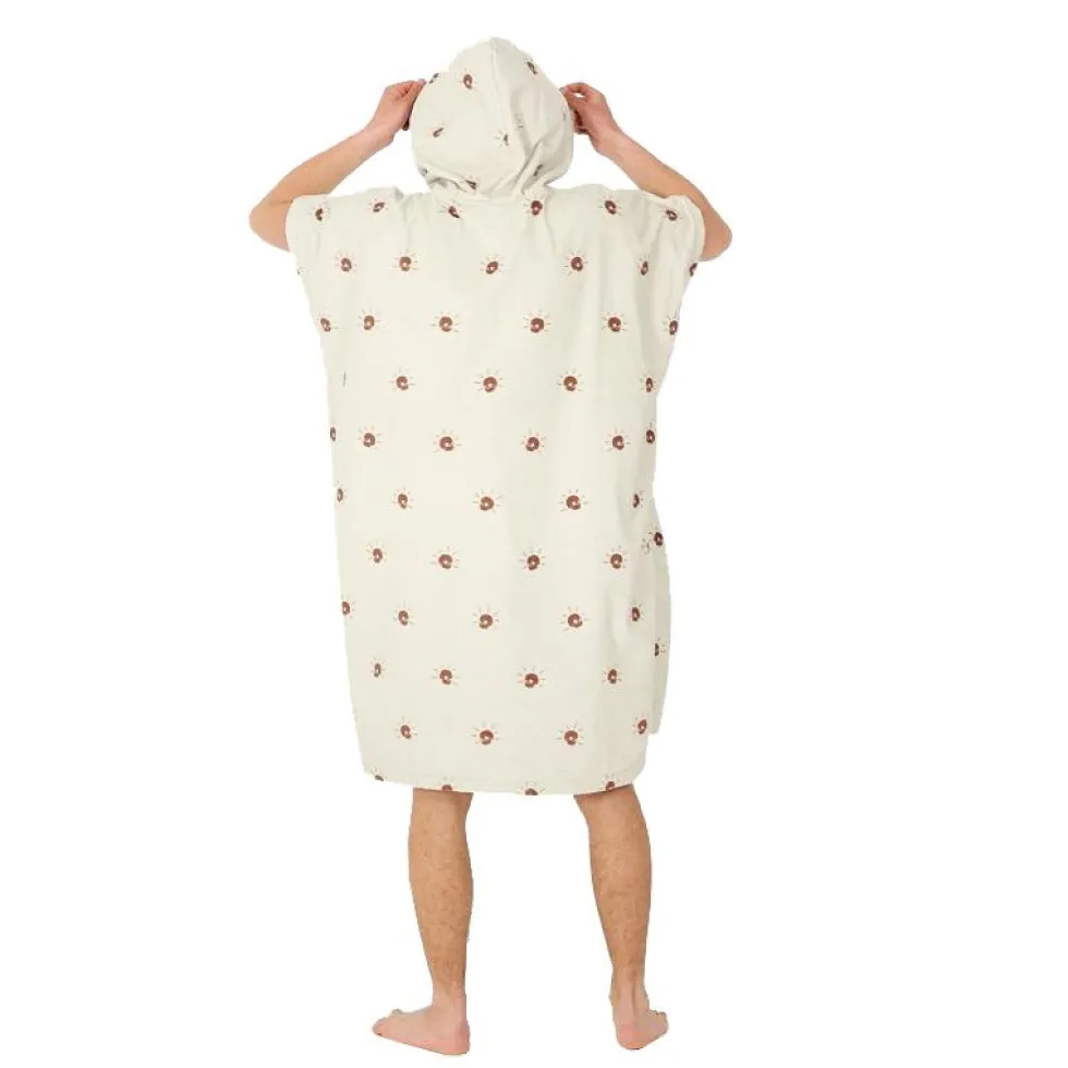 Poncho da bagno After Essentials Beach Poncho Skulls Cream