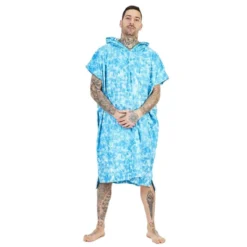 Poncho da bagno After Essentials Micro Polaire Poncho Ocean