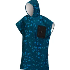 Poncho da bagno After Essentials Tech Pocket Series Poncho Blue Star