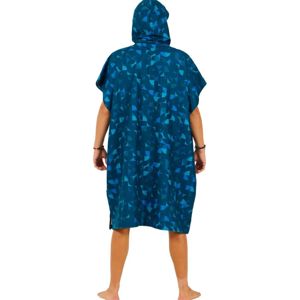 Poncho da bagno After Essentials Tech Pocket Series Poncho Blue Star