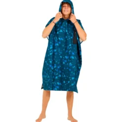 Poncho da bagno After Essentials Tech Pocket Series Poncho Blue Star