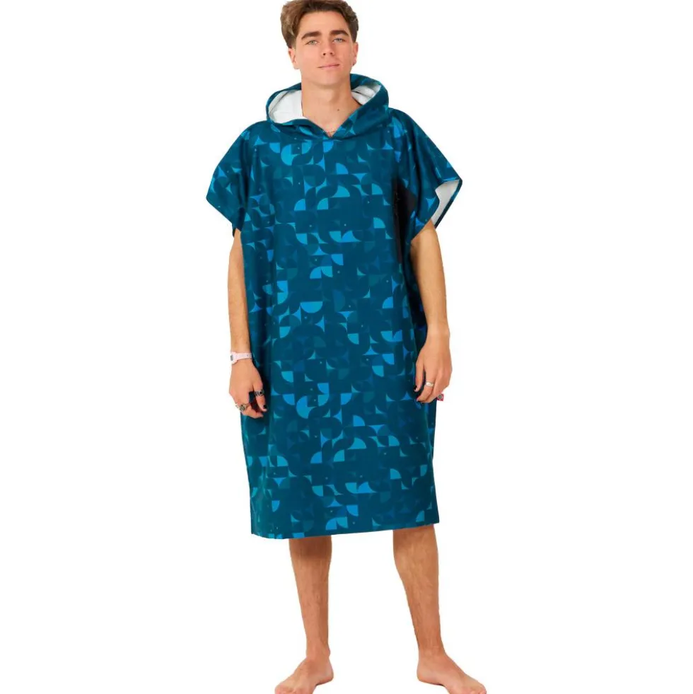 Poncho da bagno After Essentials Tech Pocket Series Poncho Blue Star