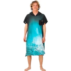 Poncho da bagno After Essentials Microfiber Fleece Series Underwater
