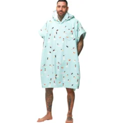 Poncho da bagno After Essentials Beach Poncho Madrague Light Blue