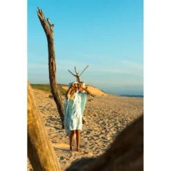 Poncho da bagno After Essentials Beach Poncho Madrague Light Blue