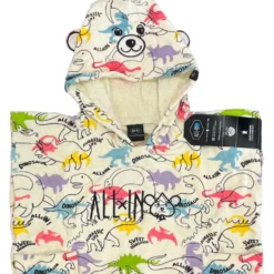 Poncho da bagno All-In Baby Crew Ponchos Dino