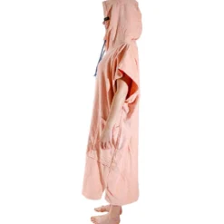 Poncho da bagno All-In Classic Flash Line Ponchos Coral Blue