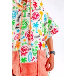Poncho da bagno All-In Junior Crew Ponchos Skully